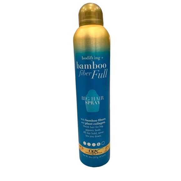 NEW OGX Bodifying Bamboo Fiber Full Big Hair Spray Hairspray 8 oz - Picture 1 of 2